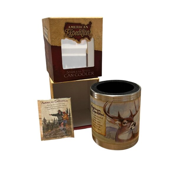 American Expedition Stainless Steel Coffee Mug Whitetail Deer, Gift Deer Hunter - Picture 7 of 16